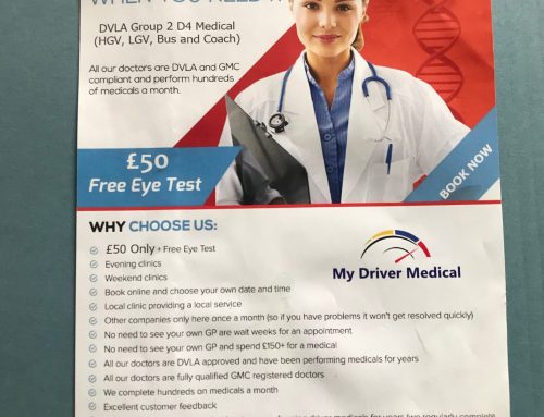 Special Offer for Driver’s Medical